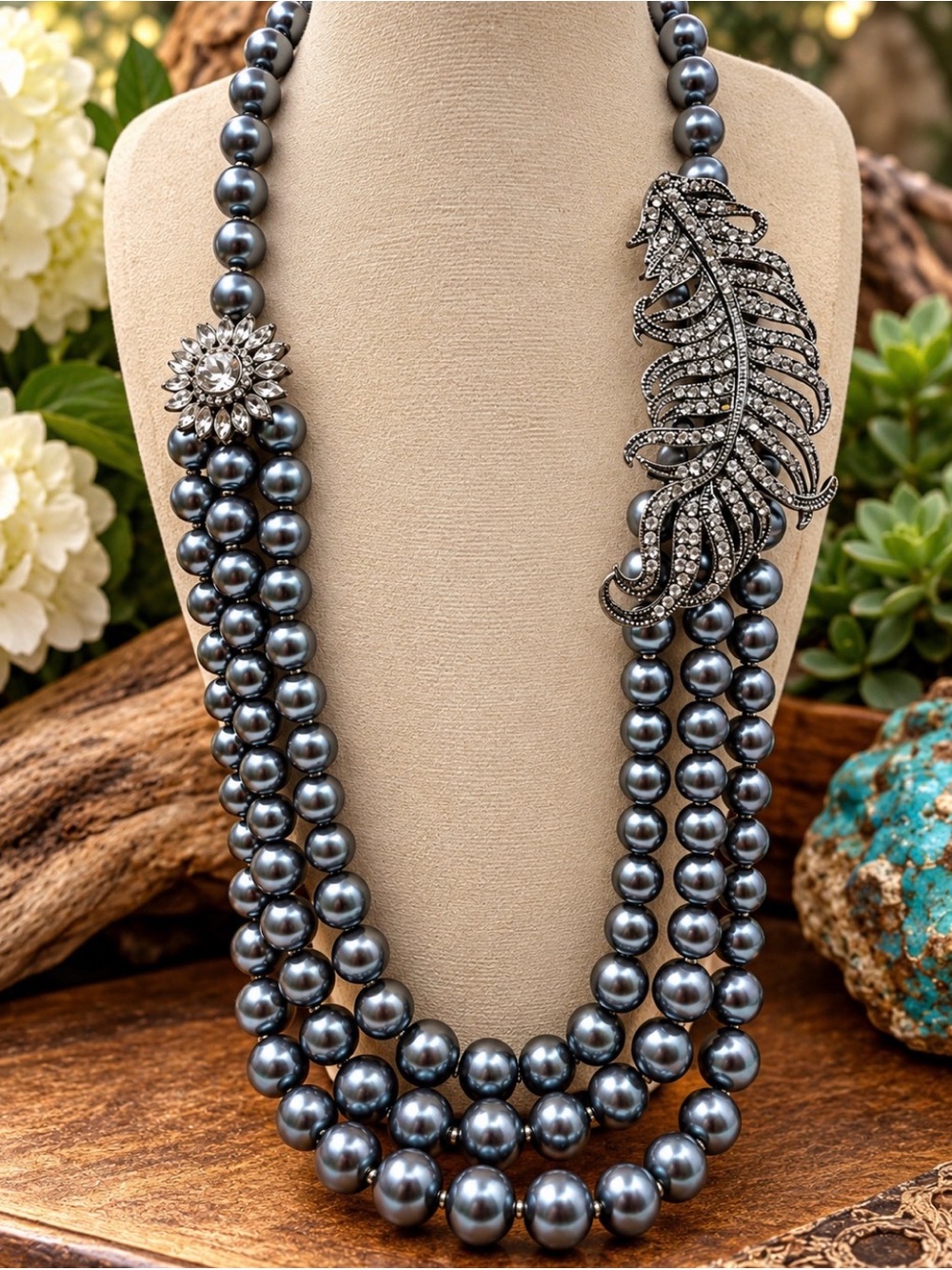Amrita Faux pearl necklace